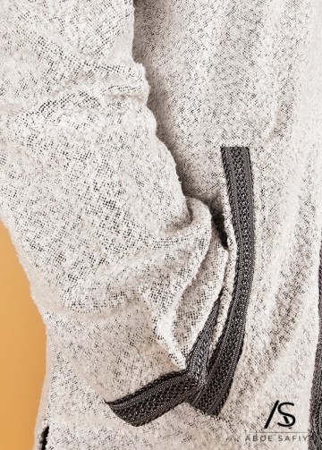 Marokkaanse Djellaba Jas Lichtgrijs