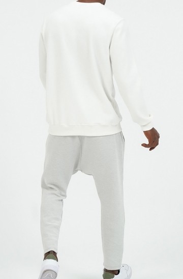 Ekru Sweater Round van Qaba'il