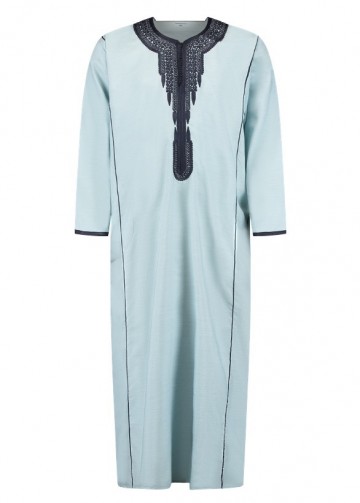 Marokkaanse Qamis Turquise blauw