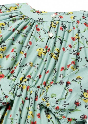 Groene Maxi Jurk voor Meisjes van Deenya