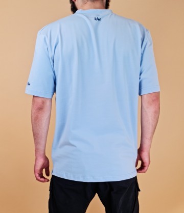 T shirt buysell babyblauw van new herritage 4