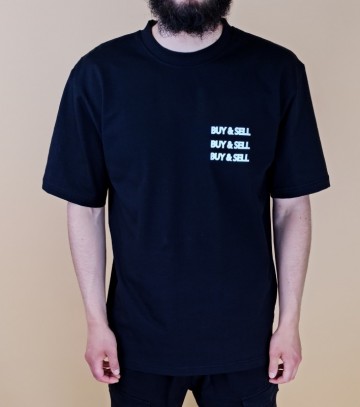 T shirt buysell zwart van new herritage 2