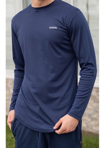 T shirt longsleeve qabail navy