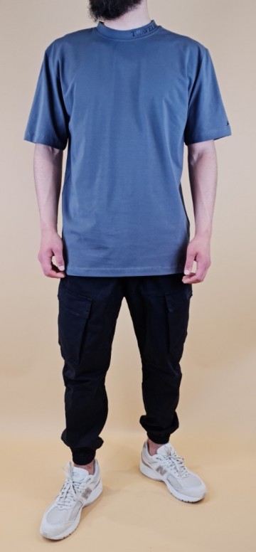 T shirt traveller antraciet van new herritage 2