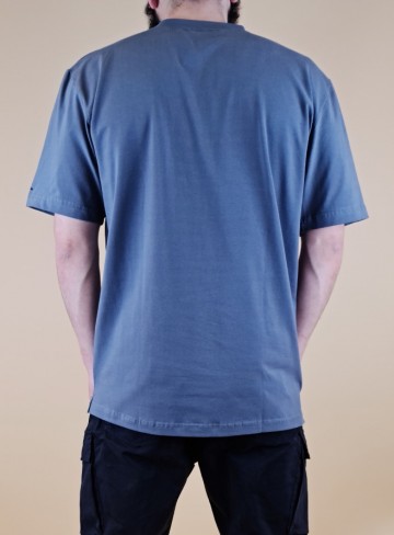 T shirt traveller antraciet van new herritage 3