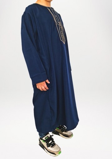 Thobe maghreb kids blauw 2