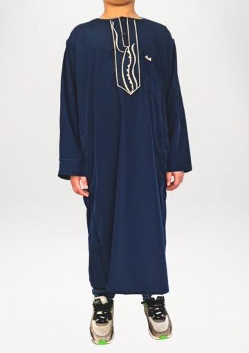 Thobe maghreb kids blauw 3
