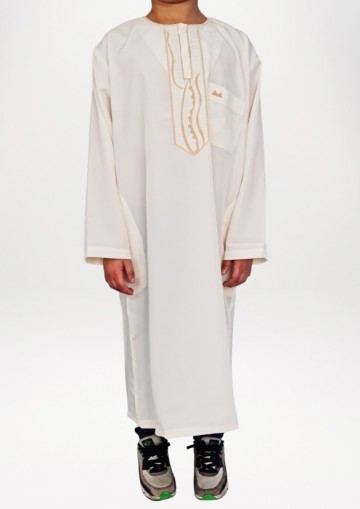 Thobe maghreb kids creme