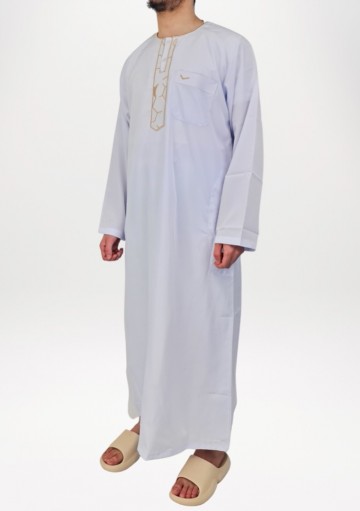 Thobe maghreb long wit 2