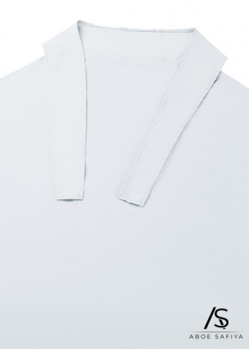 Tieback khimar medina silk grijs 2