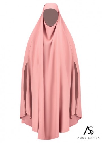Tieback khimar medina silk roze
