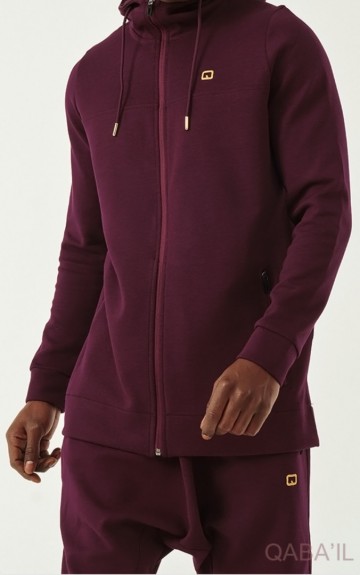 Trainingspak relax in bordeaux van qabail  4