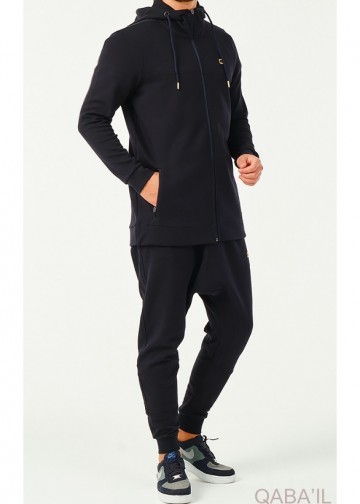 Trainingspak relax in navy van qabail