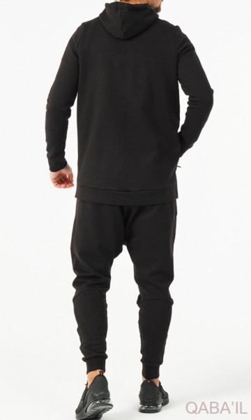 Trainingspak relax in zwart van qabail 2