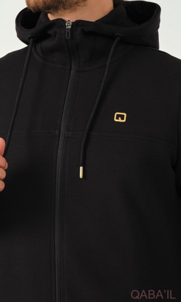 Trainingspak relax in zwart van qabail 3