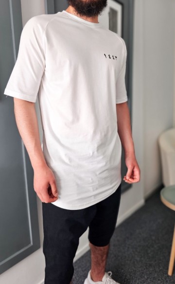 Wit t shirt 1443 van qawy 5