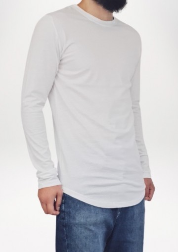 Witte longsleeve van frilivin