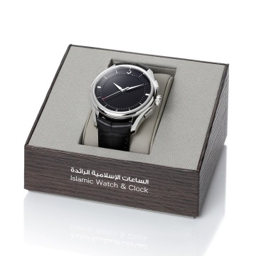 Wk 26lleatherblack alfajr watch azan horloge adhan watch 4