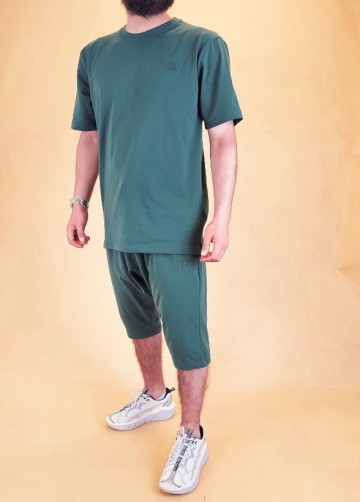 Zomeroutfit relax donkergroen van new heritage 4