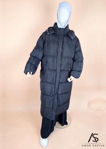 Zwarte winterjas chaima 2