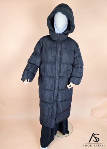 Zwarte winterjas chaima 3